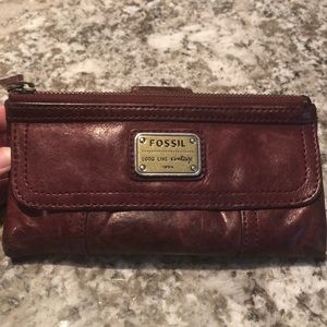 Vintage leather Fossil Wallet